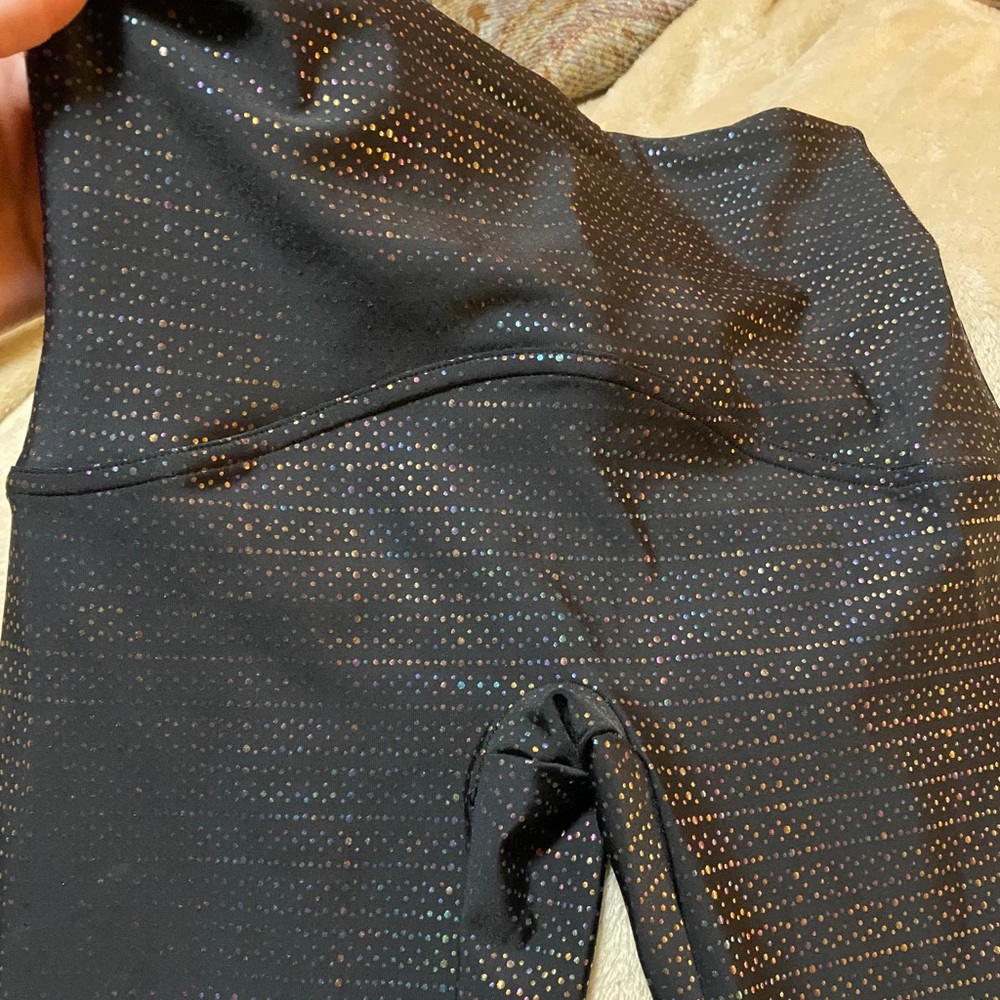 SPANX Metallic Booty Boost Leggings